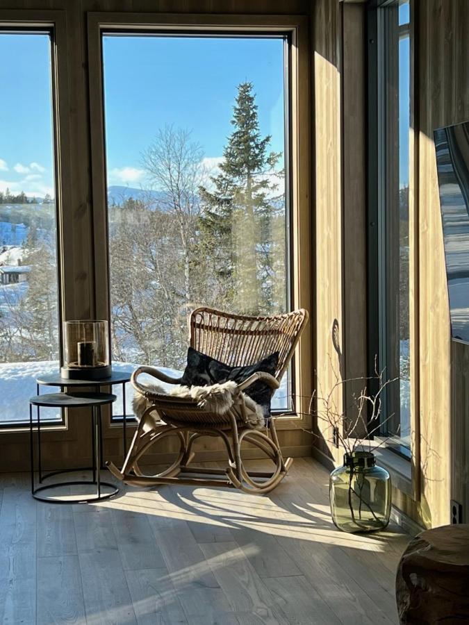 Brand New Cabin On The Sunny Side Of Gaustatoppen With A Great View Tuddal Kültér fotó