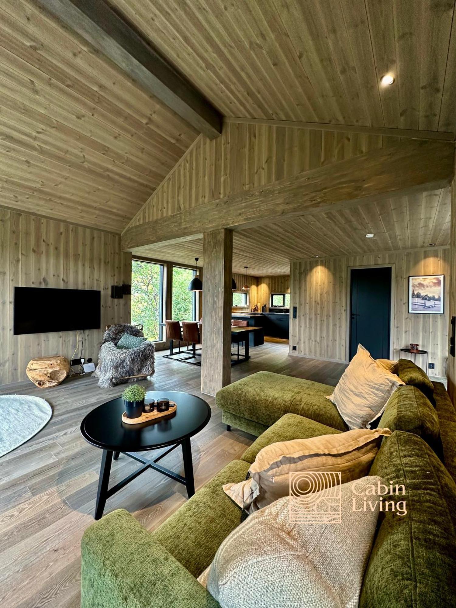 Brand New Cabin On The Sunny Side Of Gaustatoppen With A Great View Tuddal Kültér fotó