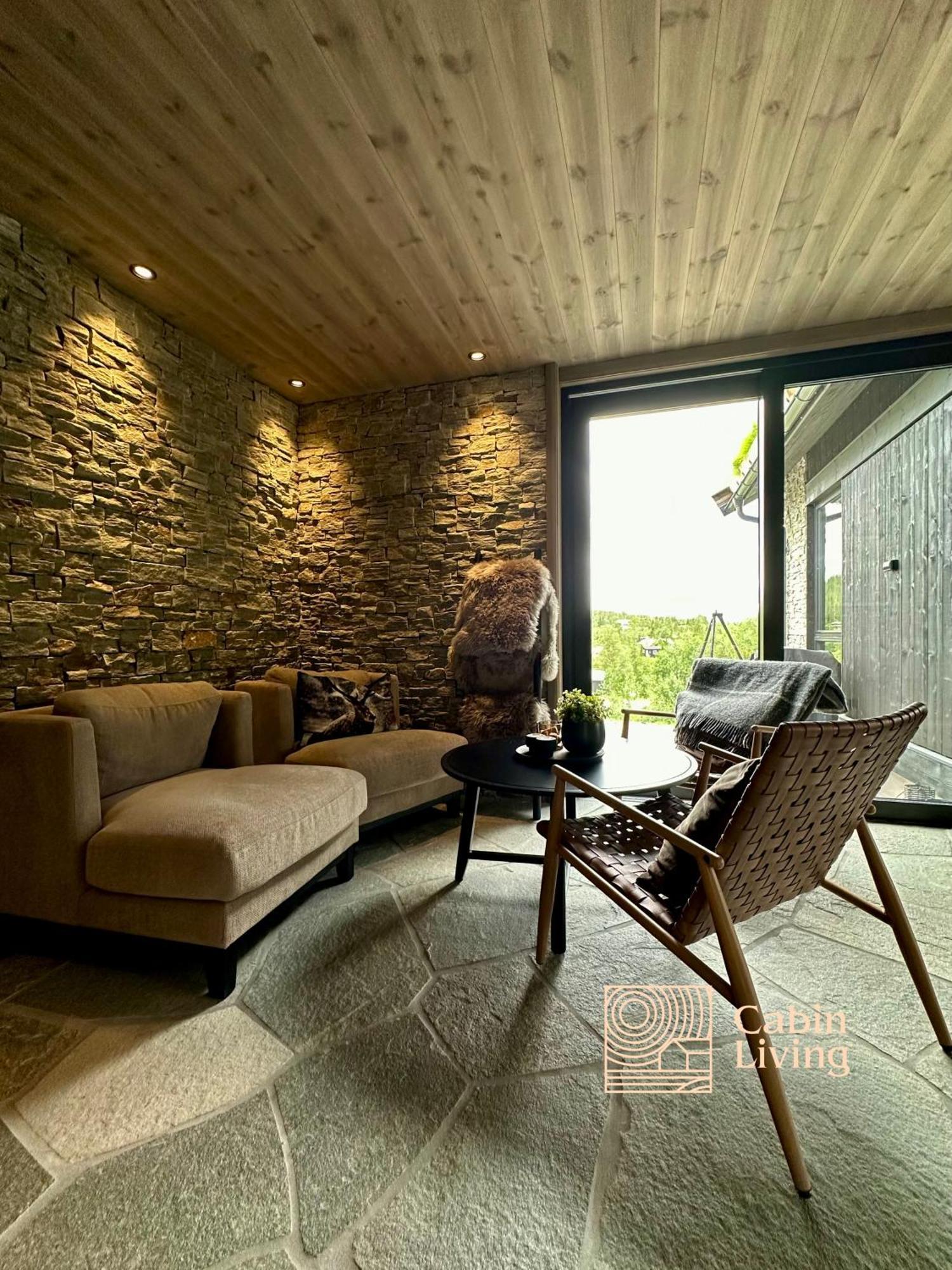 Brand New Cabin On The Sunny Side Of Gaustatoppen With A Great View Tuddal Kültér fotó